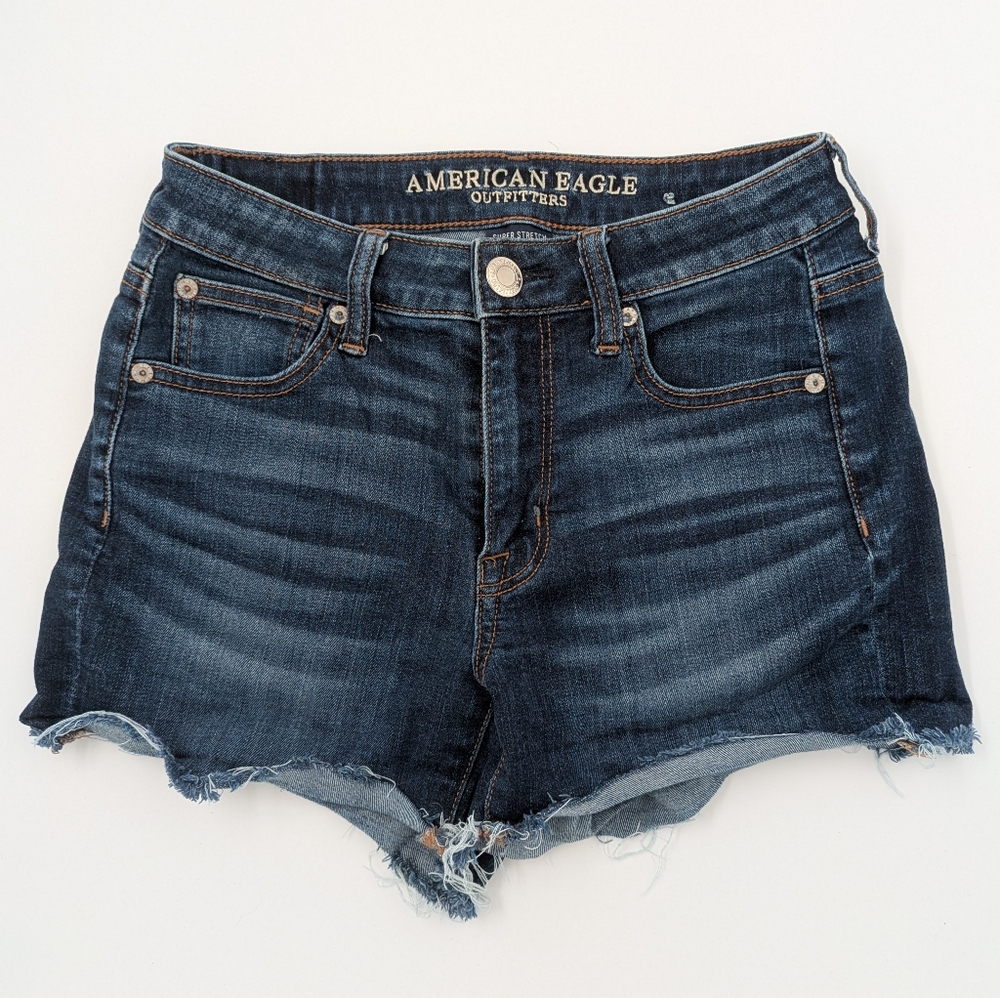 American Eagle Outfitters Women's Jean Shorts - Indigo